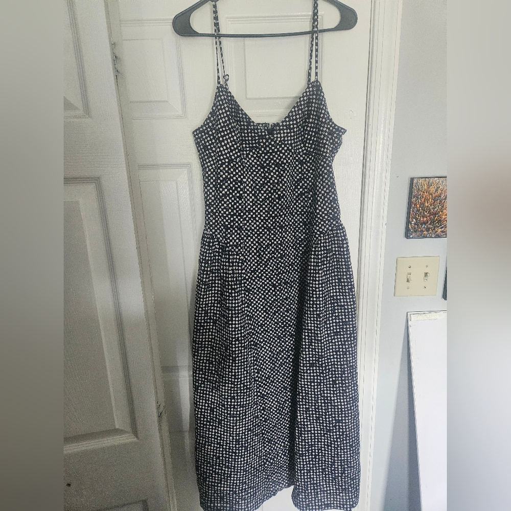 Maxewell Navy Printed Dress